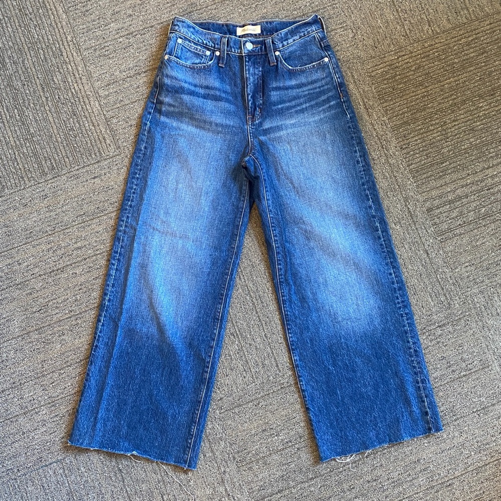 Madewell Superwide-Leg Denim Jeans Size 26